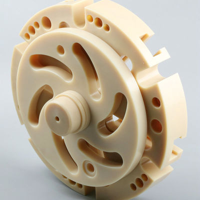 0.05mm Toleransi PEEK CNC Bagian Berputar CNC Lathe CNC Machining