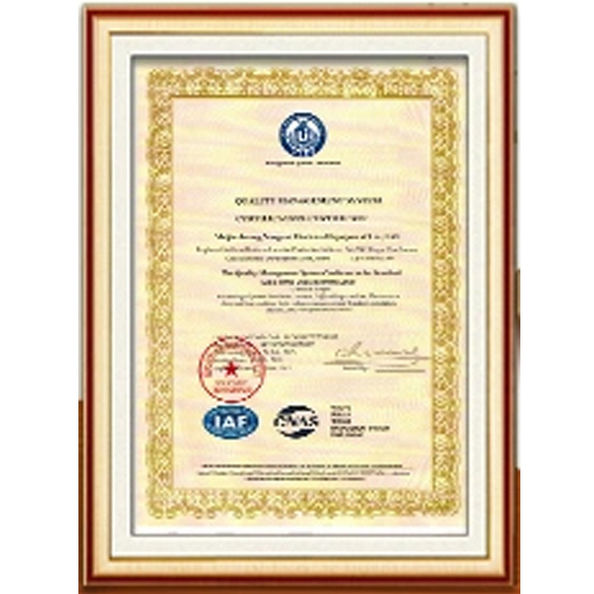 Cina Dongguan Zhaoyi Hardware Products Co., LTD. Sertifikasi